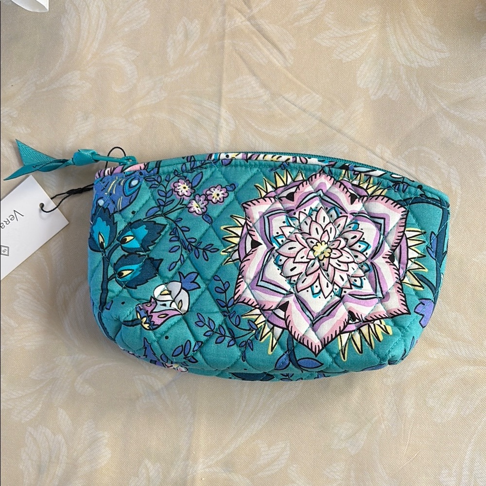 Vera Bradley Teal Quilted Floral Women's Bag